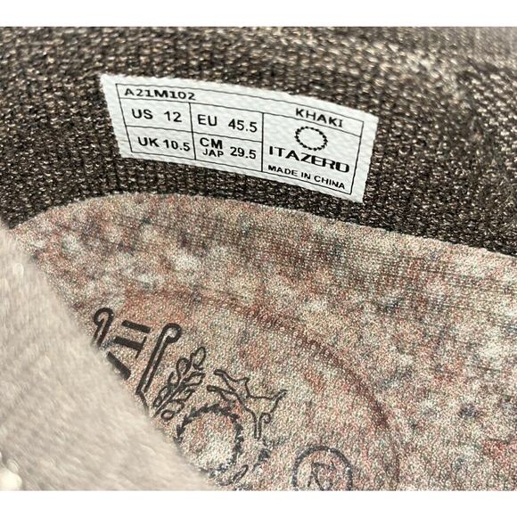 Men’s Itazero brand Slip-on‎ Loafers Casual Lightweight Mesh Khaki Size 12 NEW - Picture 9 of 9